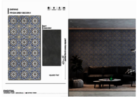 Large format floor tiles