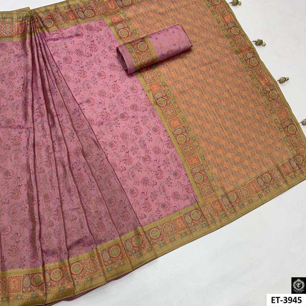TRADITIONAL PINK SAREE