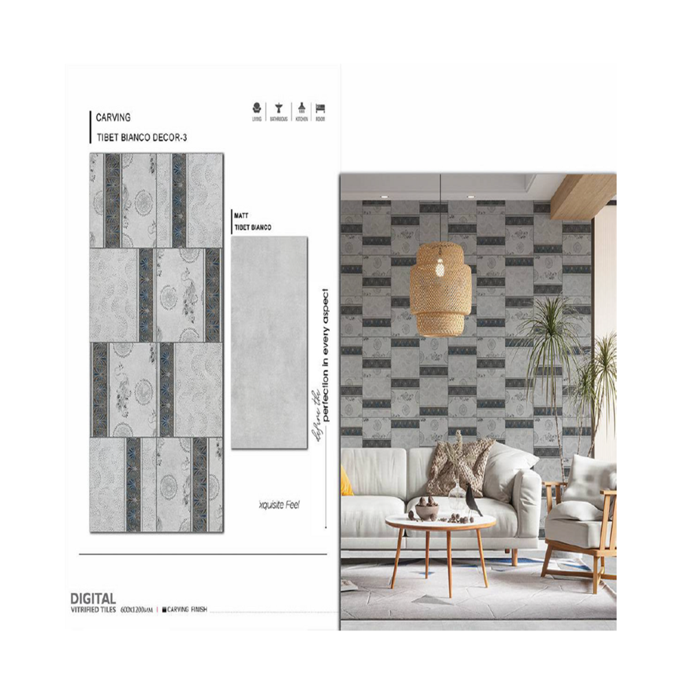 Granite floor tiles