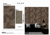 Granite floor tiles