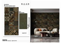 Granite floor tiles