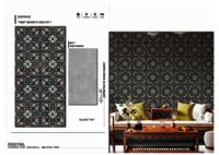 Granite floor tiles