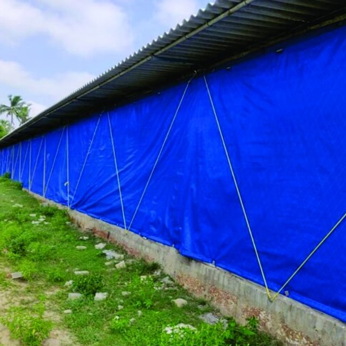 Poultry Curtain Sheets - Color: Blue