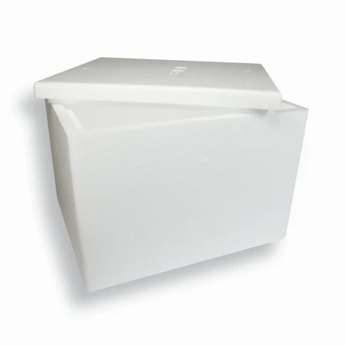 10L Thermocol Box - Color: White