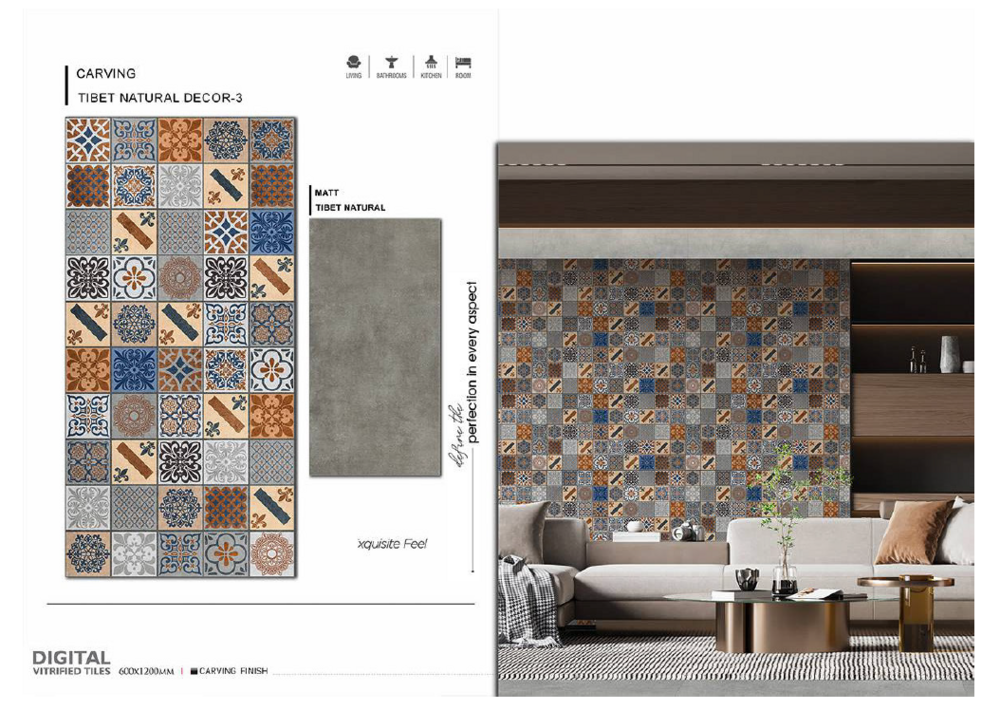 Cheap Floor Tiles - Material: Ceramic