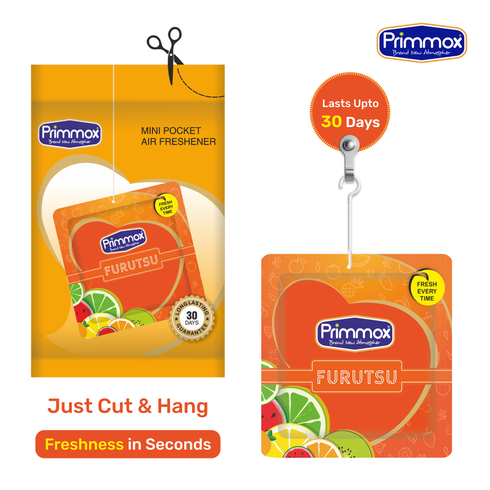 Pocket Gel Air Freshener - Furutsu - Pack of 5