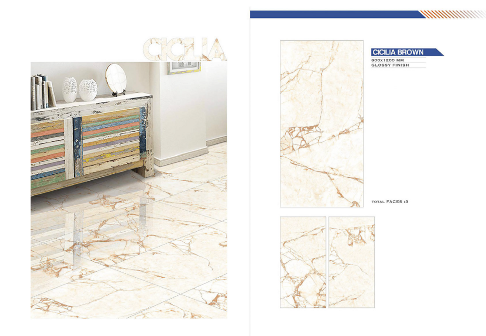 Glazed Floor Tiles - Material: Ceramic