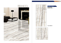 Glazed floor tiles