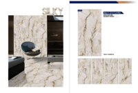 Glazed floor tiles