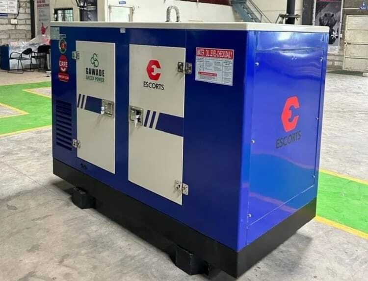 7.5Kva - 15Kva Escorts Silent Dg Set - Color: Blue