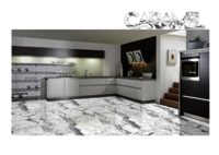 Natural stone floor tiles