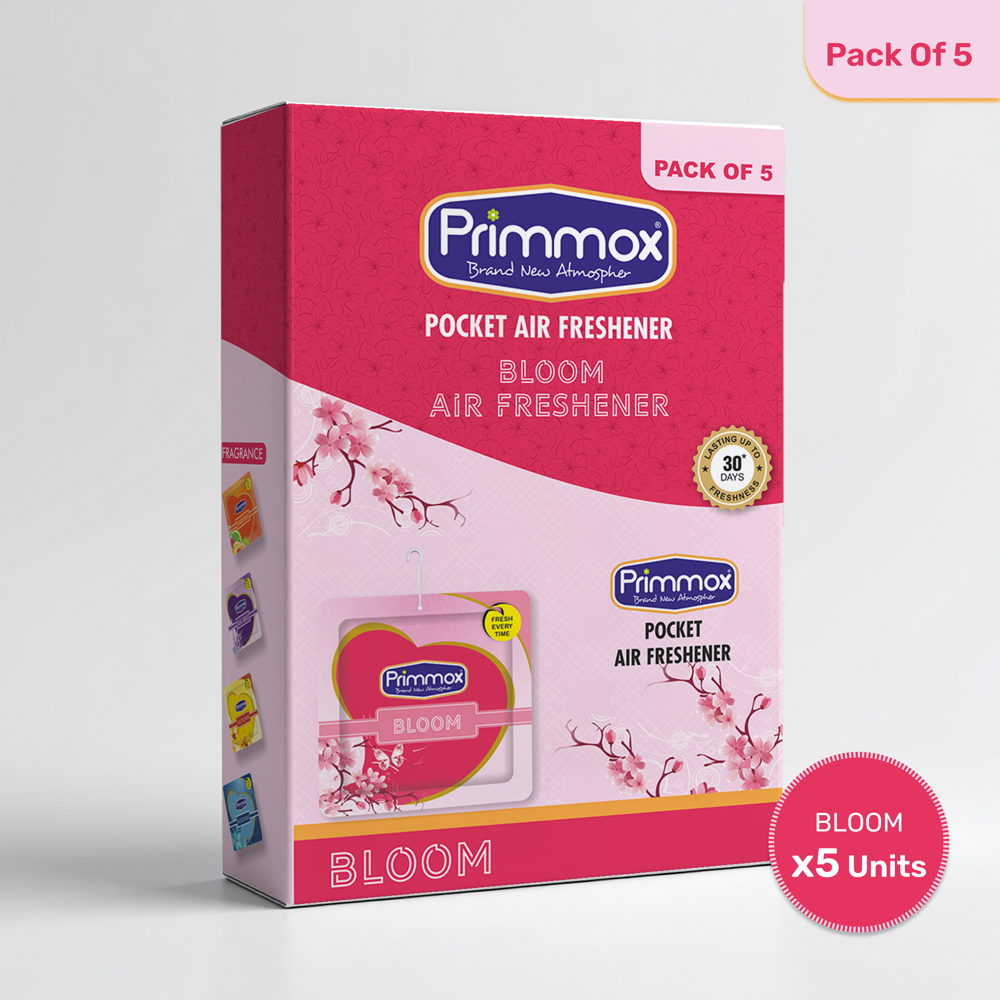Pocket Gel Air Freshener - Bloom - Pack of 5