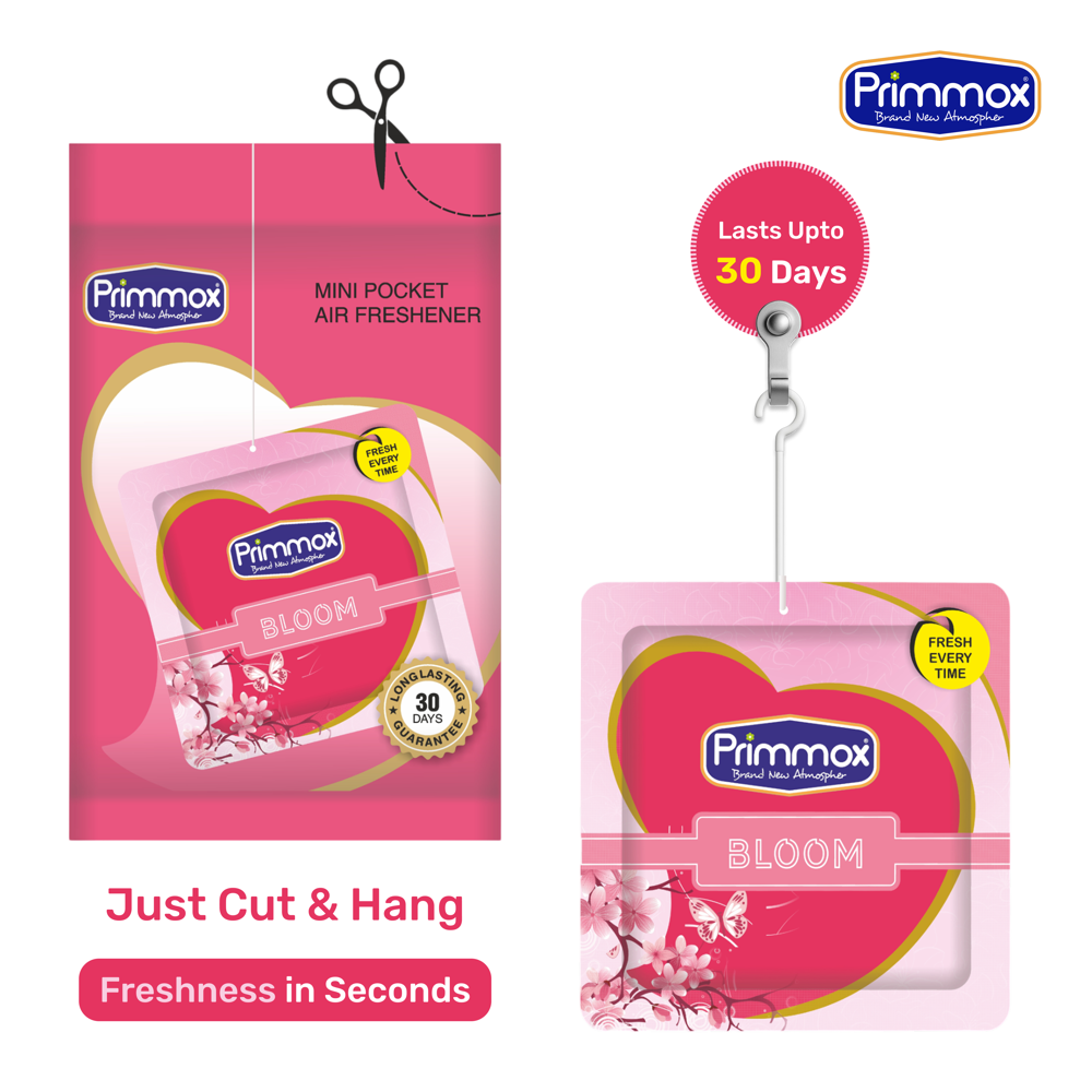 Pocket Gel Air Freshener - Bloom - Pack of 5