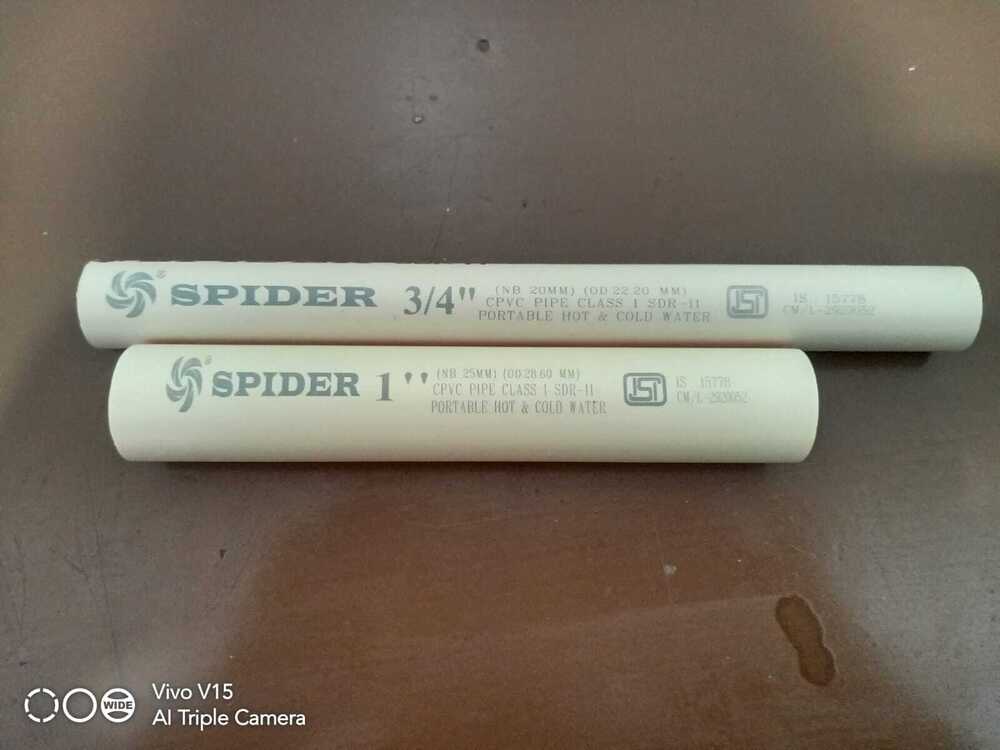 Cpvc Pipe Spider - Color: Cream