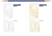 Stone effect floor tiles