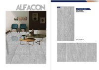 Stone effect floor tiles