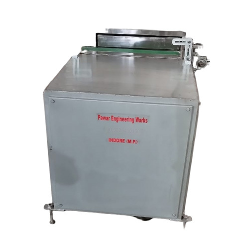 Detergent Cake Cutting Machine With Panel Hydraulic Cylinder And 1hp Motor Conveyor Belt