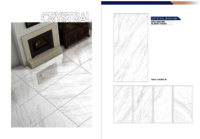 Marble floor tiles