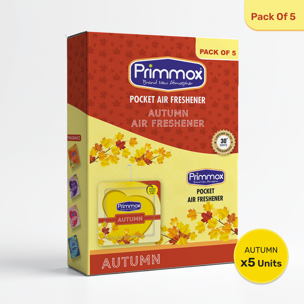 Pocket Gel Air Freshener - Autumn- Pack of 5