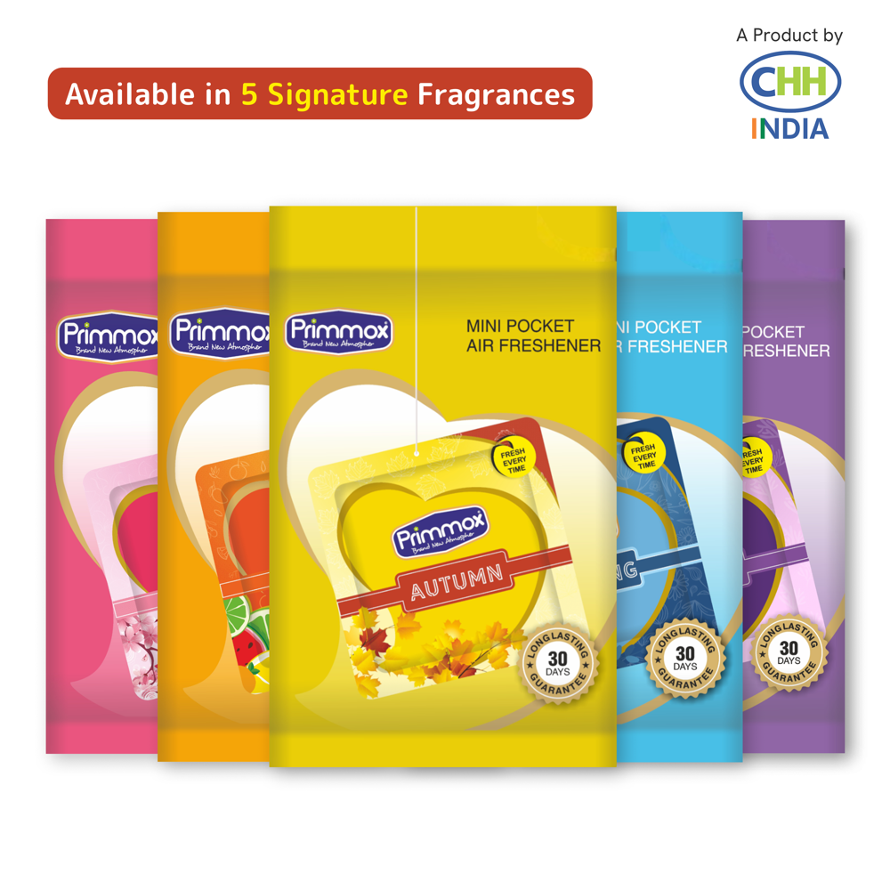 Pocket Gel Air Freshener - Autumn- Pack of 5