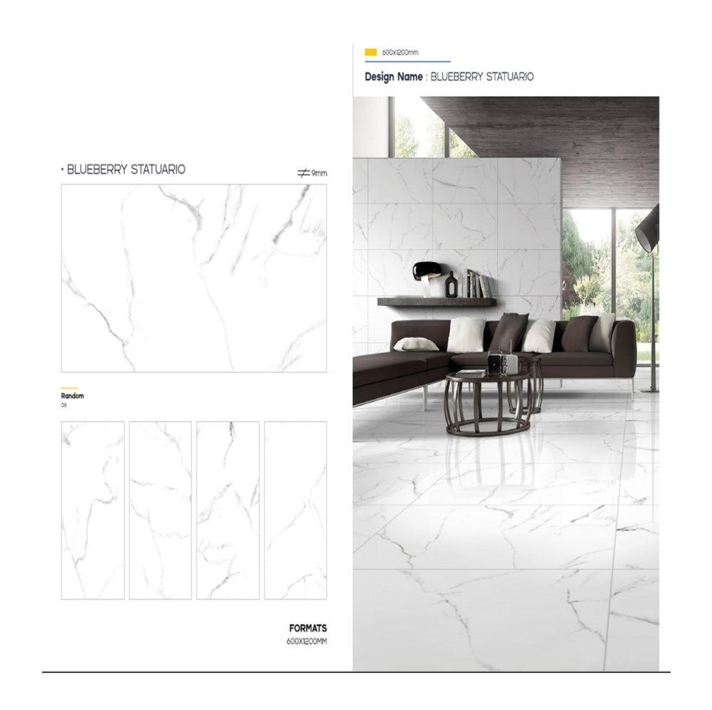 Matte finish floor tiles