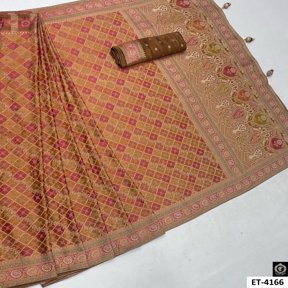 TRADITIONAL GOLDEN SAREE