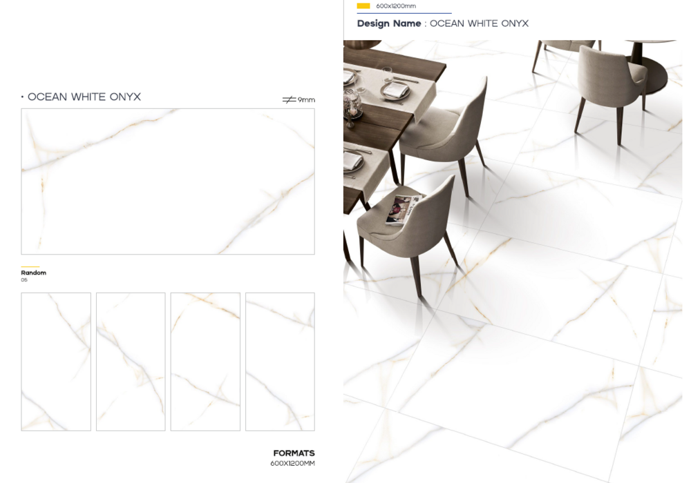 Mosaic floor tiles
