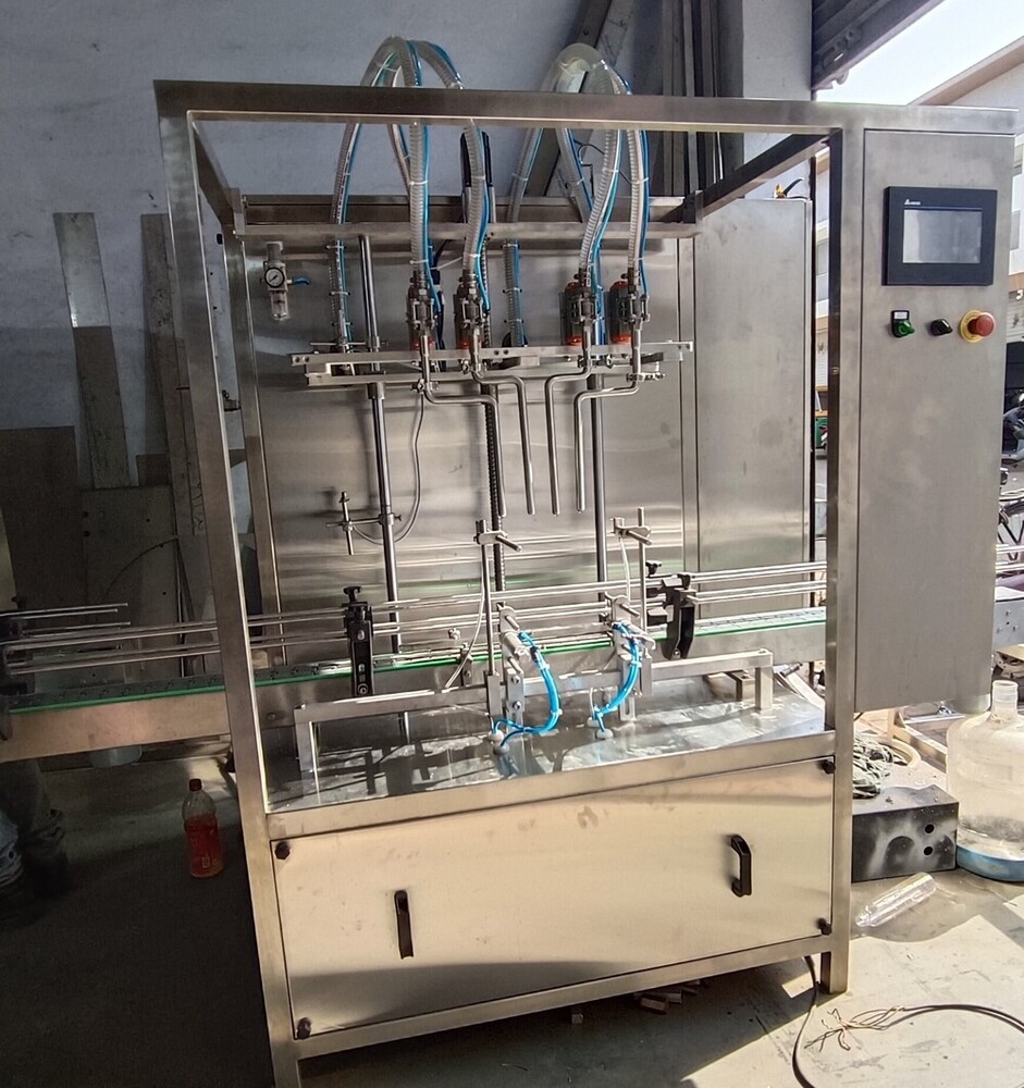 Automatic Four Head Oil Filling Machine