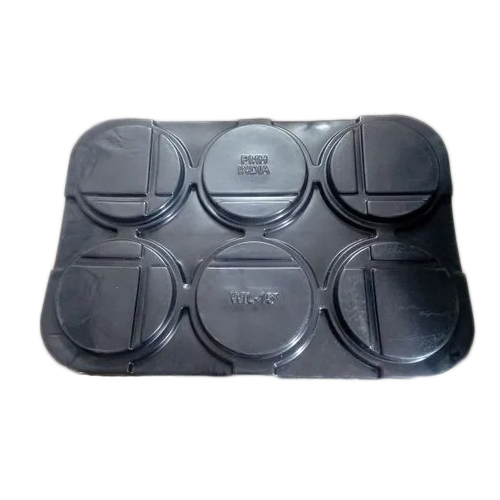 Wheel Rim Reusable Packaging Tray - Color: Black