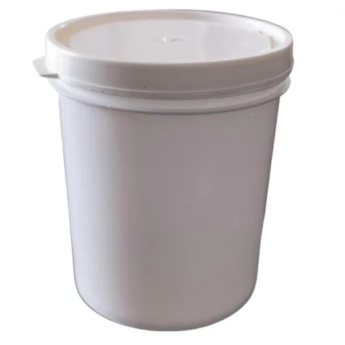 1 KG White Plastic Ghee Bucket