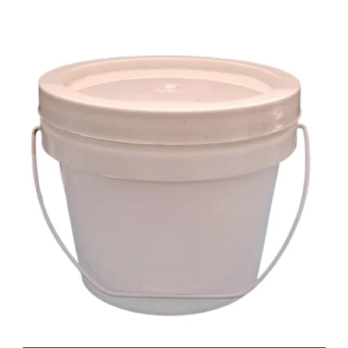 2 KG White Plastic Bucket