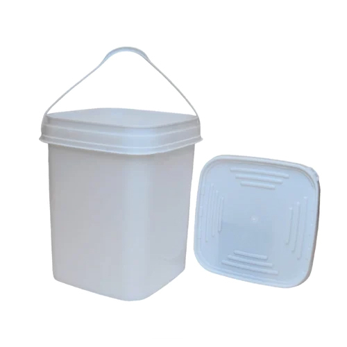 18 KG White Plastic Rasgulla Bucket