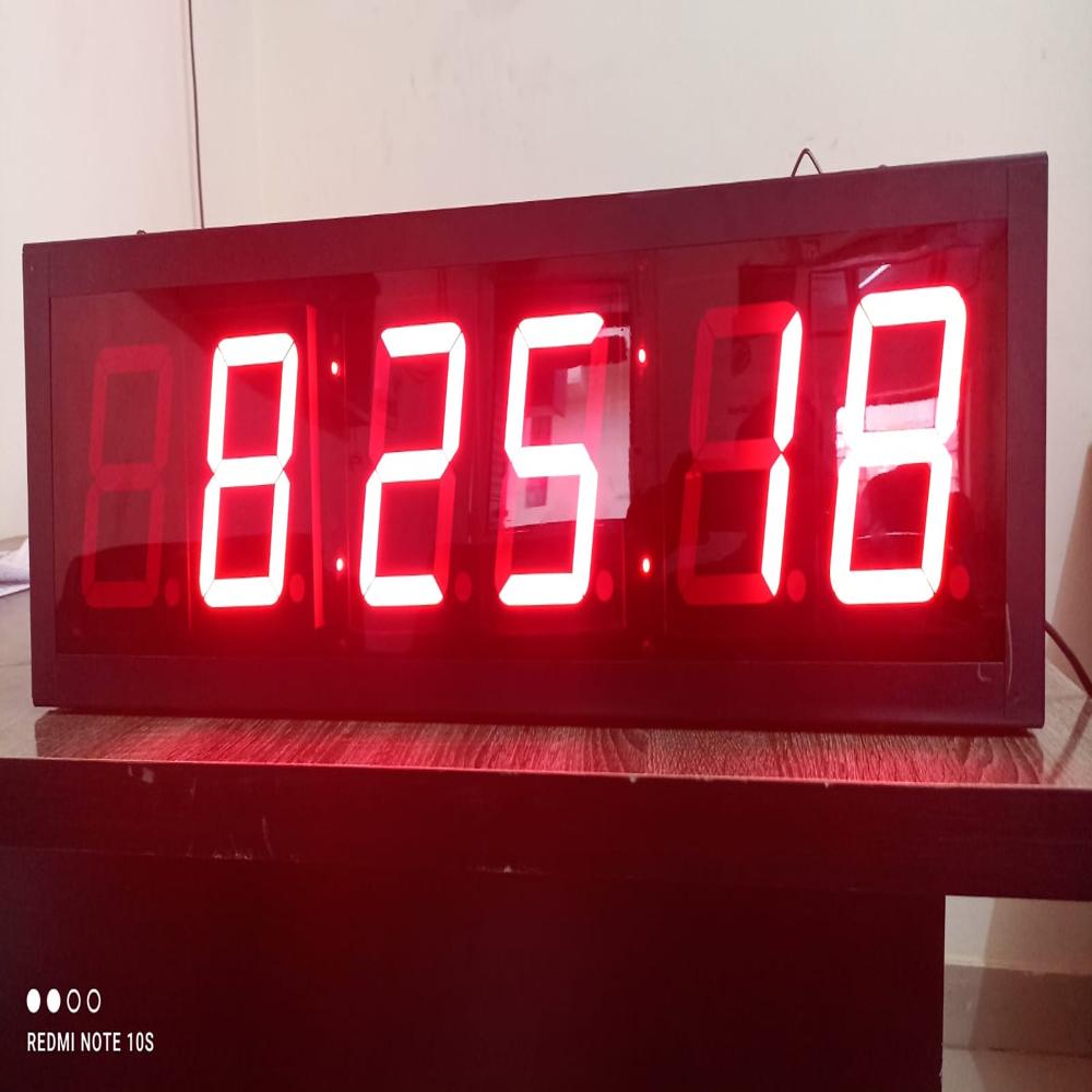 FND Digital Clock (RED)