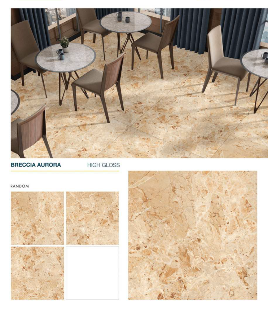 Slab floor tiles