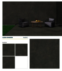 Slab floor tiles