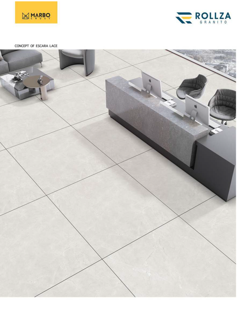 Large slab ceramic tiles