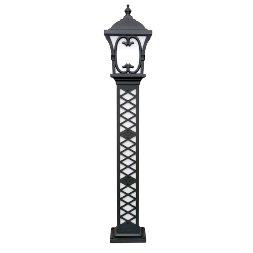 Apple Grey Bollard Light