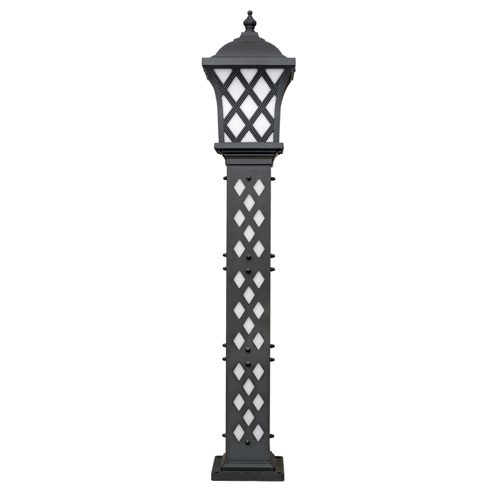 Express Grey Bollard Light