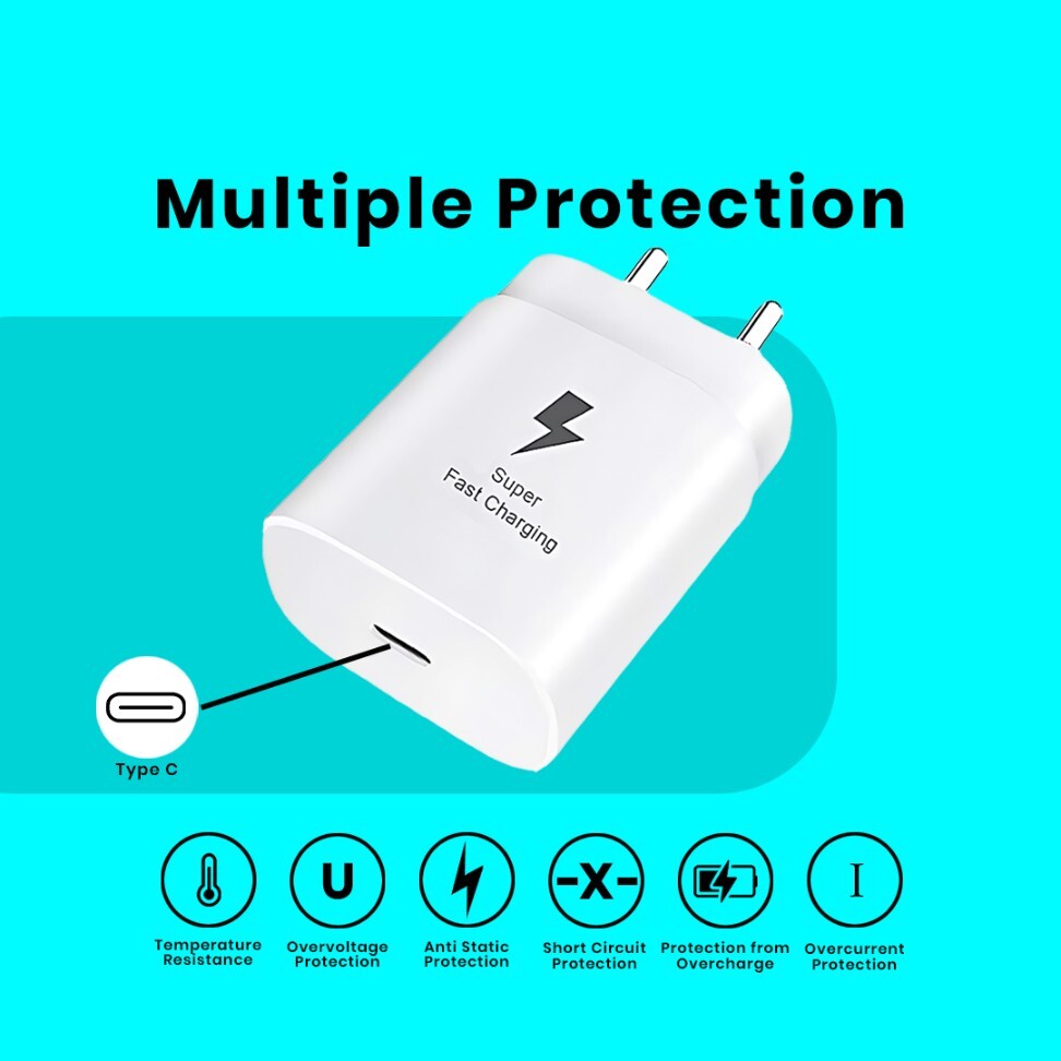 45W Type-C PD Adapter Fast Charging Wall Charger for iPhone, Samsung & More (C 112)