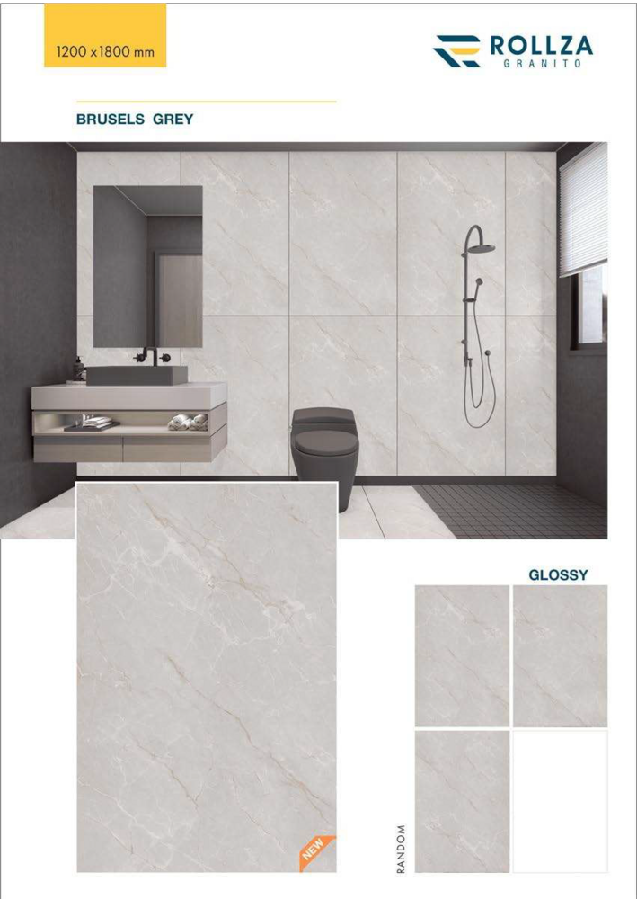 Slab Ceramic Tiles - Size: 1200x1800mm