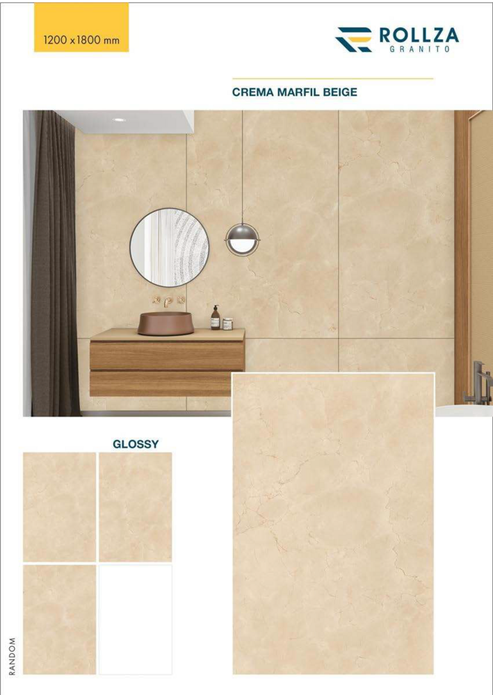 Matte slab tiles