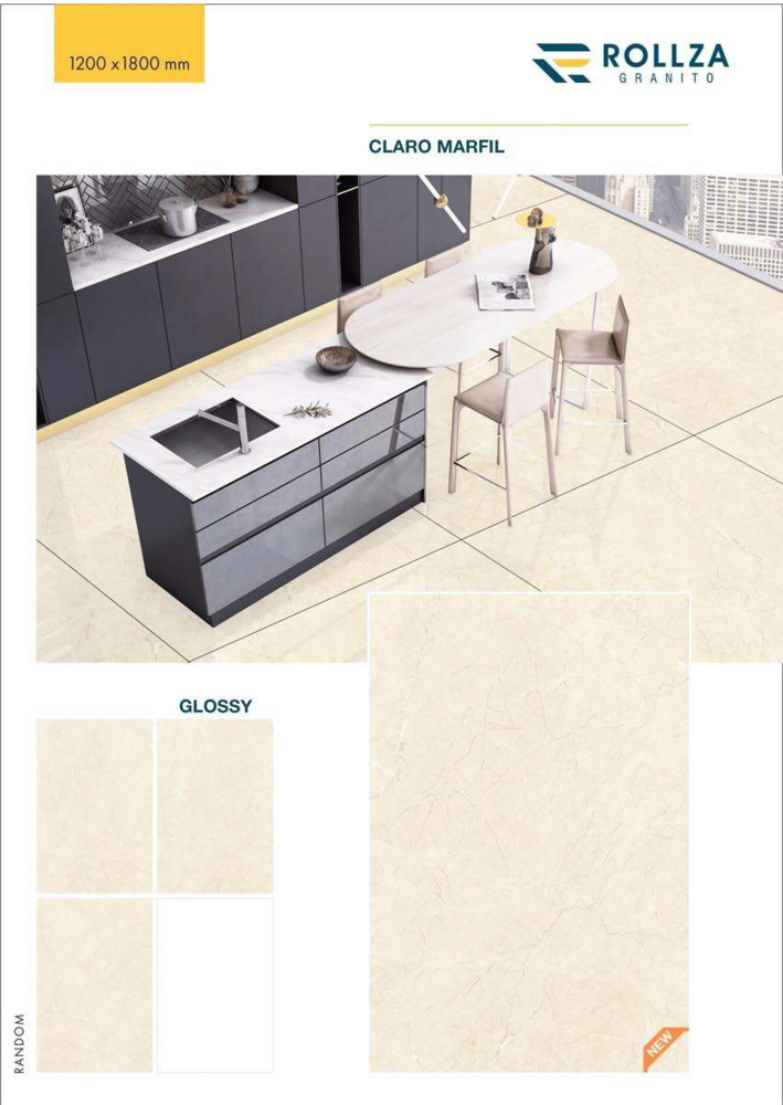 Matte slab tiles