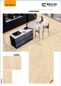 Matte slab tiles