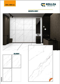 Polished slab tiles
