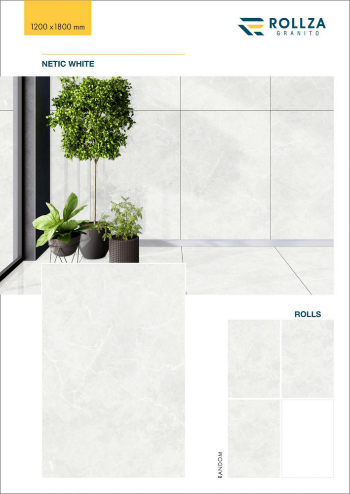 Rectified Slab Tiles - Material: Ceramic