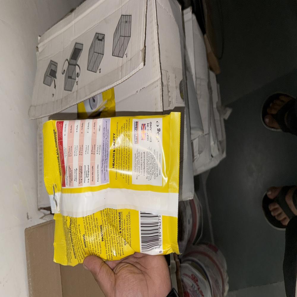 Bartoline Wallpaper Easy Application, Bubble-free Application Reliable Hold 95grams/195grams - Application: Industrial