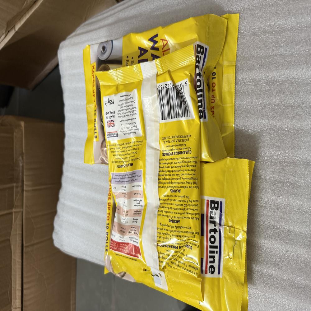 Bartoline Wallpaper Easy Application, Bubble-free Application Reliable Hold 95grams/195grams - Application: Industrial