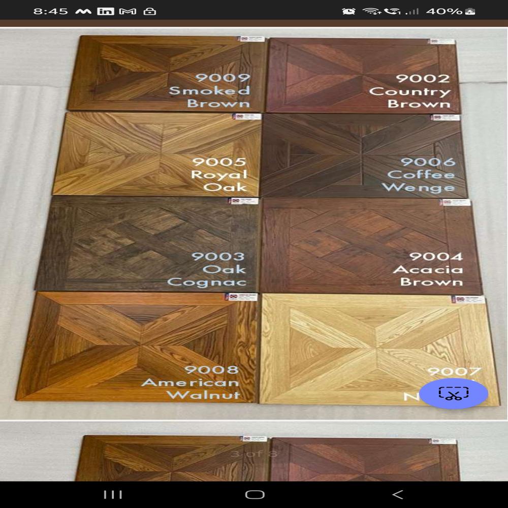 Parquet Flooring By Re Imagine Creative Decor - Color: Brown