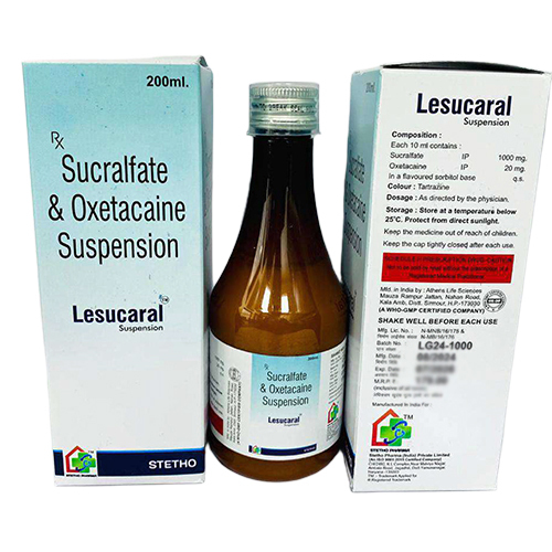 200 ML Sucralfate And Oxetacaine Suspension