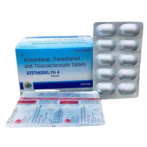 Aceclofenace Paracetamol And Thiocolchicoside Tablets